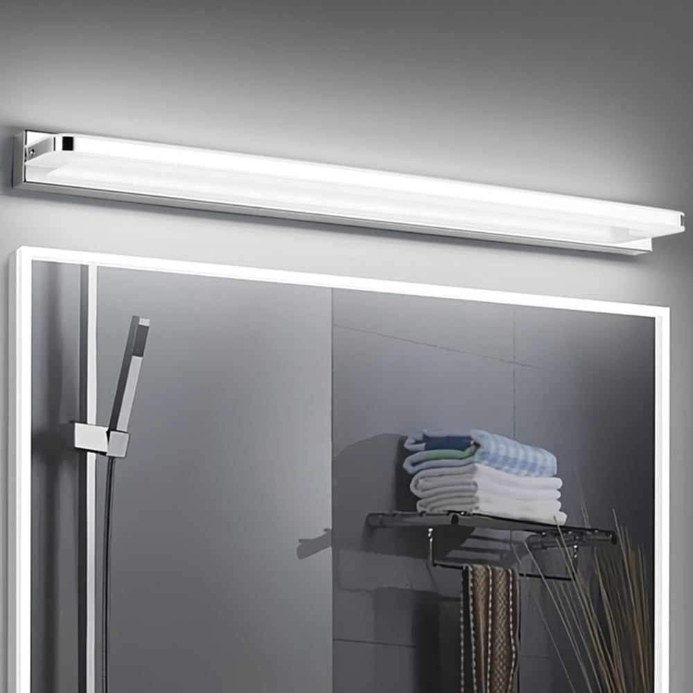 Freyza | Applique de meuble-lavabo de salle de bains noir chromé – Miroir de meuble-lavabo de salle de bains nordique