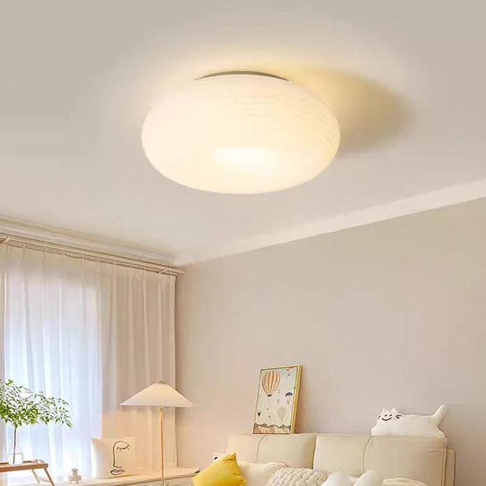 Freyza | Plafonnier blanc à montage encastré – Moderne pour chambre, couloir et cuisine