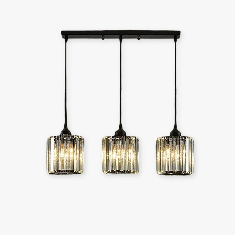 Freyza | Vina Modern Cluster Black Gold Pendant Light – Modern Kitchen Dining Room
