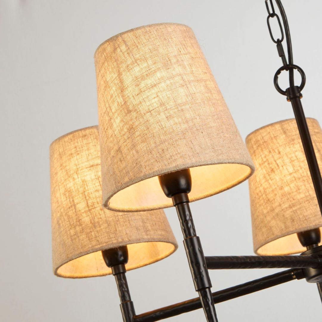 Lunaris | Dramatic Rustic Gothic 5-Light Pendant Chandelier 4