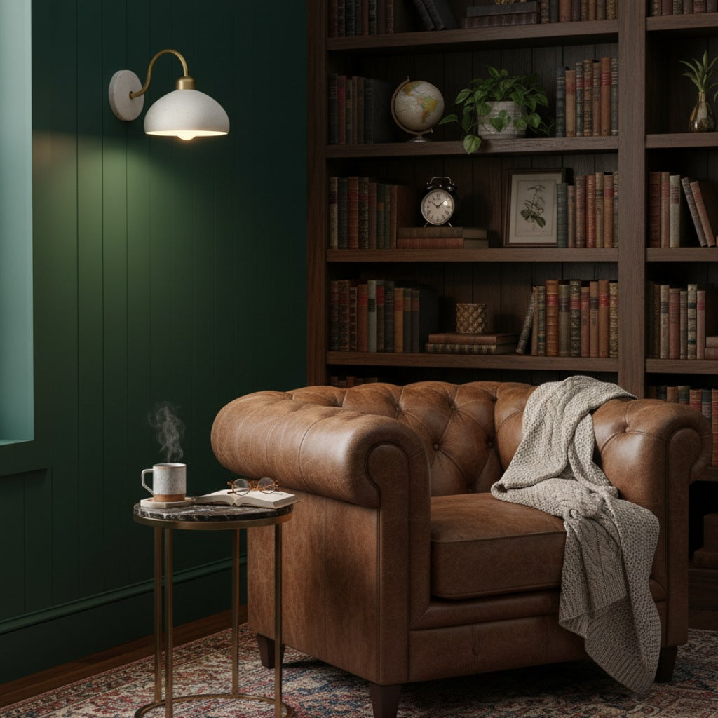 Freyza | Brass Ceramic Wall Light – Bedroom Hallway