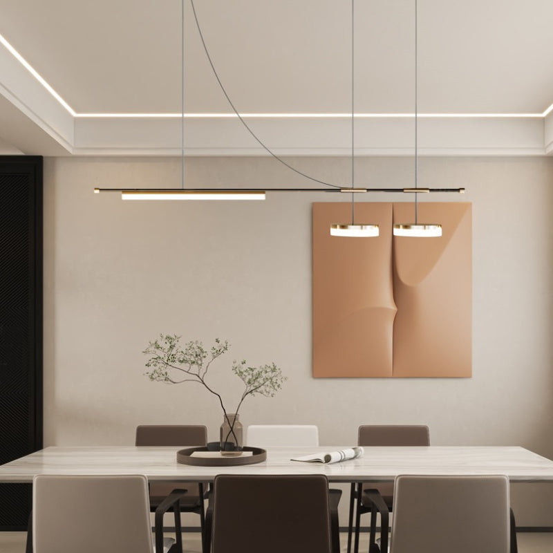 Freyza | Suspension noire – Cuisine moderne, salle à manger