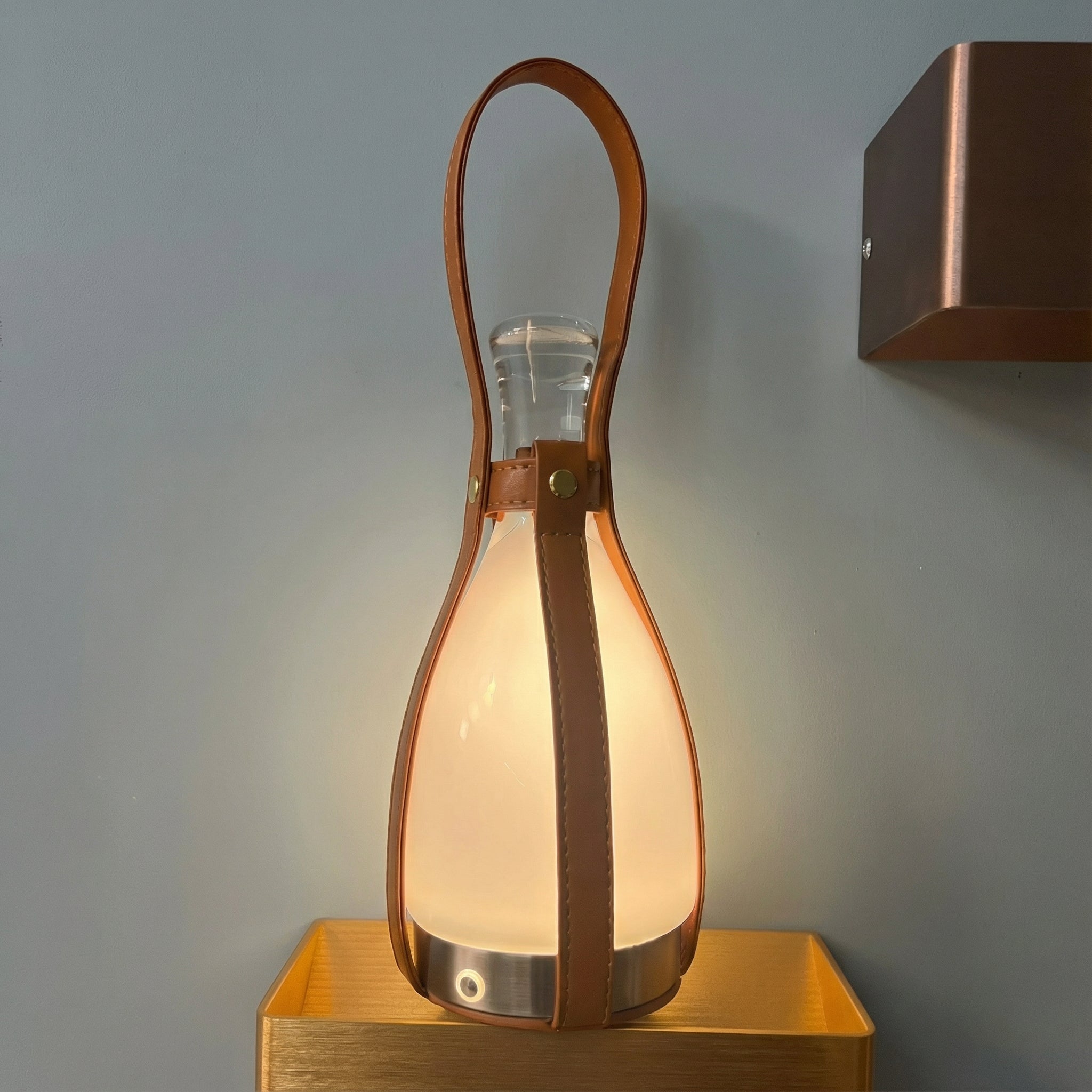 Freyza - LED Table Lamp Lantern Mid-Century Cordless Rechargeable 30cm / 11.8in