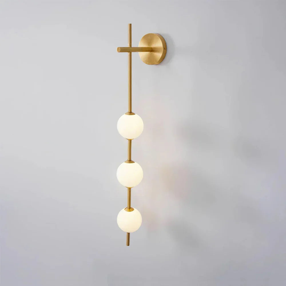 Freyza - Vertical Globe Wall Lamp