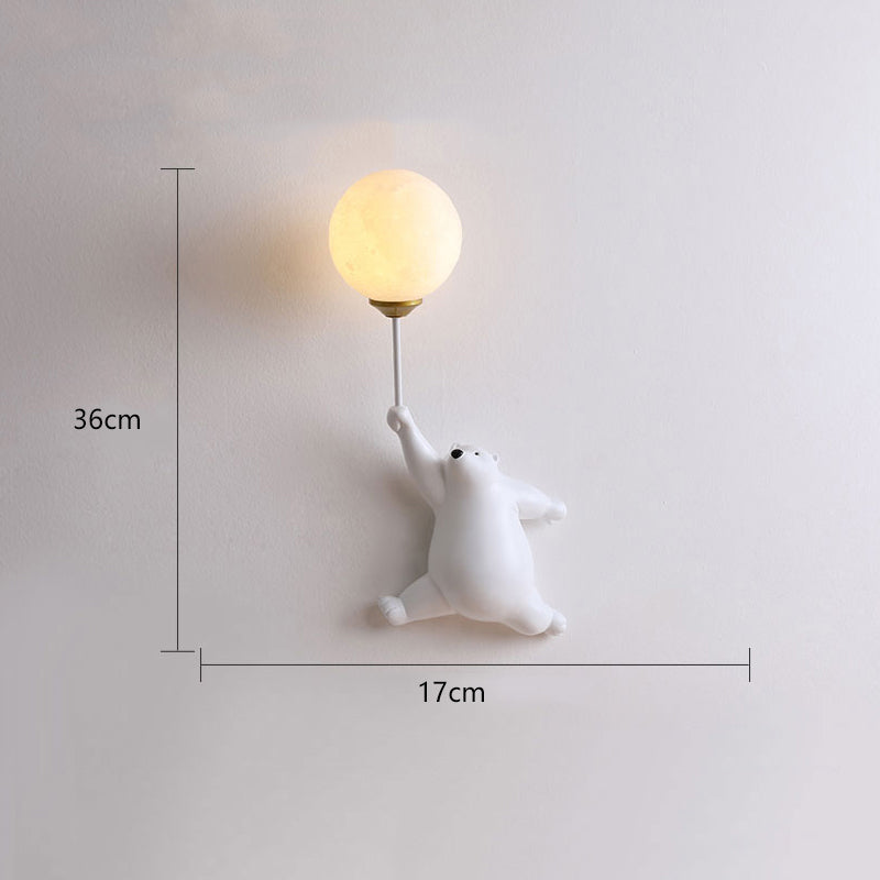Freyza | Bear Balloon Wall Indoor Wall Light – Bedroom Living Room