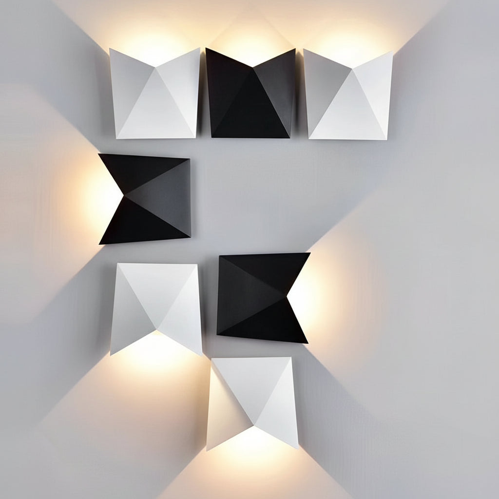 Freyza - Moderne geometrische Außenwandleuchte - Wasserdichtes Aluminium LED (5W)