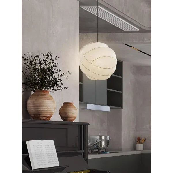 Freyza - Wabi-Sabi Fiber Cocoon Pendant Lamp M400