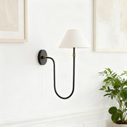 Freyza | 1-Light Fabric Wall Light – Bedroom Hallway
