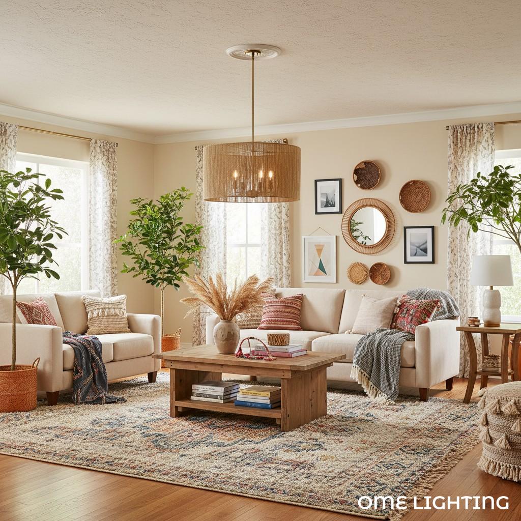 Freyza | Rowan Drum Brass Pendant Light