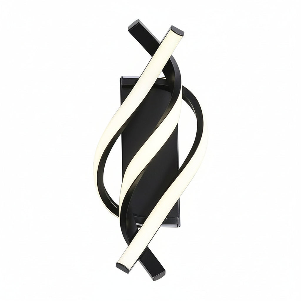 Freyza - Spiral Wall Sconce Helix DNA Metal Acrylic 22W 33cm / 13in 3-Color Dimmable