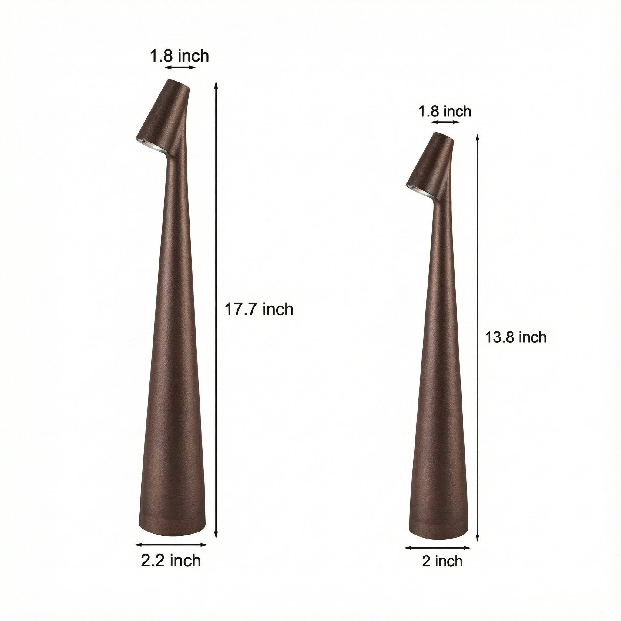Freyza - LED Table Lamp Cordless Rechargeable Touch Control Portable 35-45cm