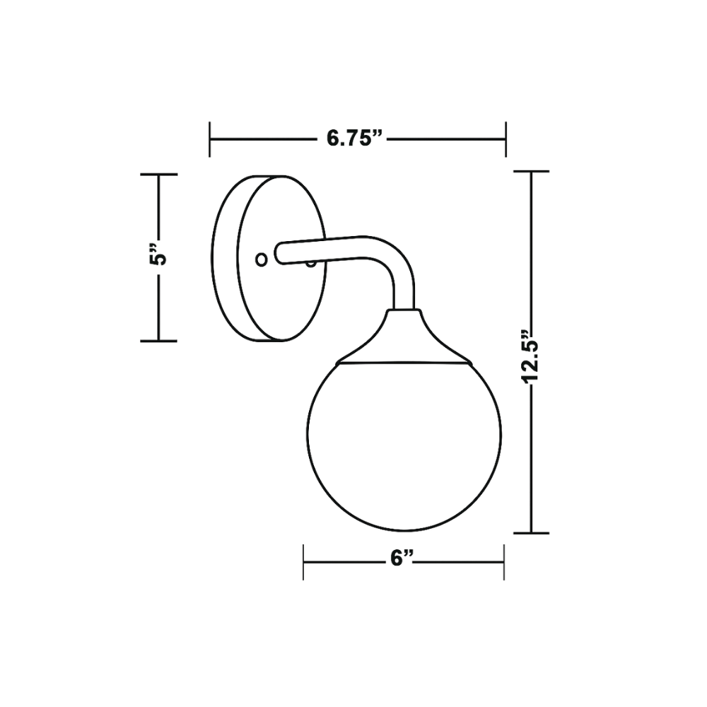 Freyza | Glass Wall Sconce – Contemporary Living Room Hallway