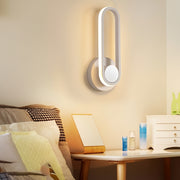 Freyza - Modern 330° Rotatable LED Nordic Wall Lamp – Adjustable Rounded Rectangular Sconce (Gold/Black/White)