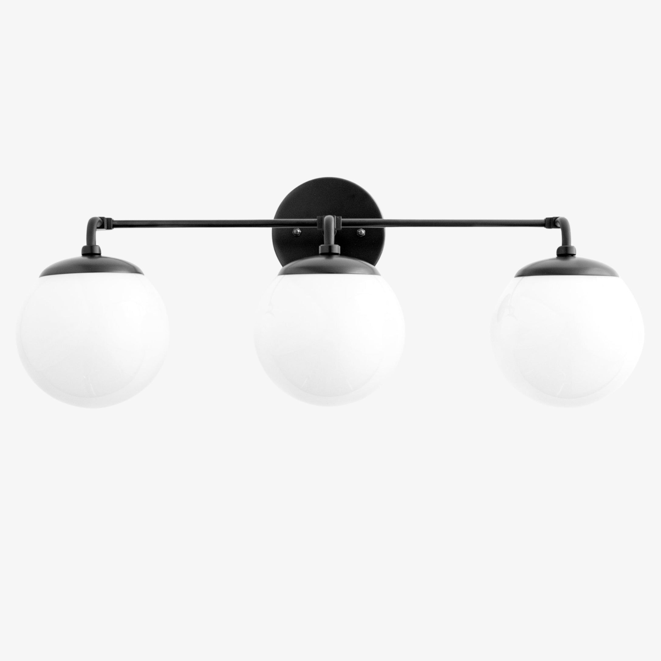 Freyza | 3-flammige Glas-Wandleuchte – Wohnzimmer, Flur
