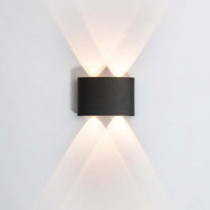 Freyza | Tronix Modern Rectangular Black White Outdoor Wall Light – Modern Garden Porch Exterior
