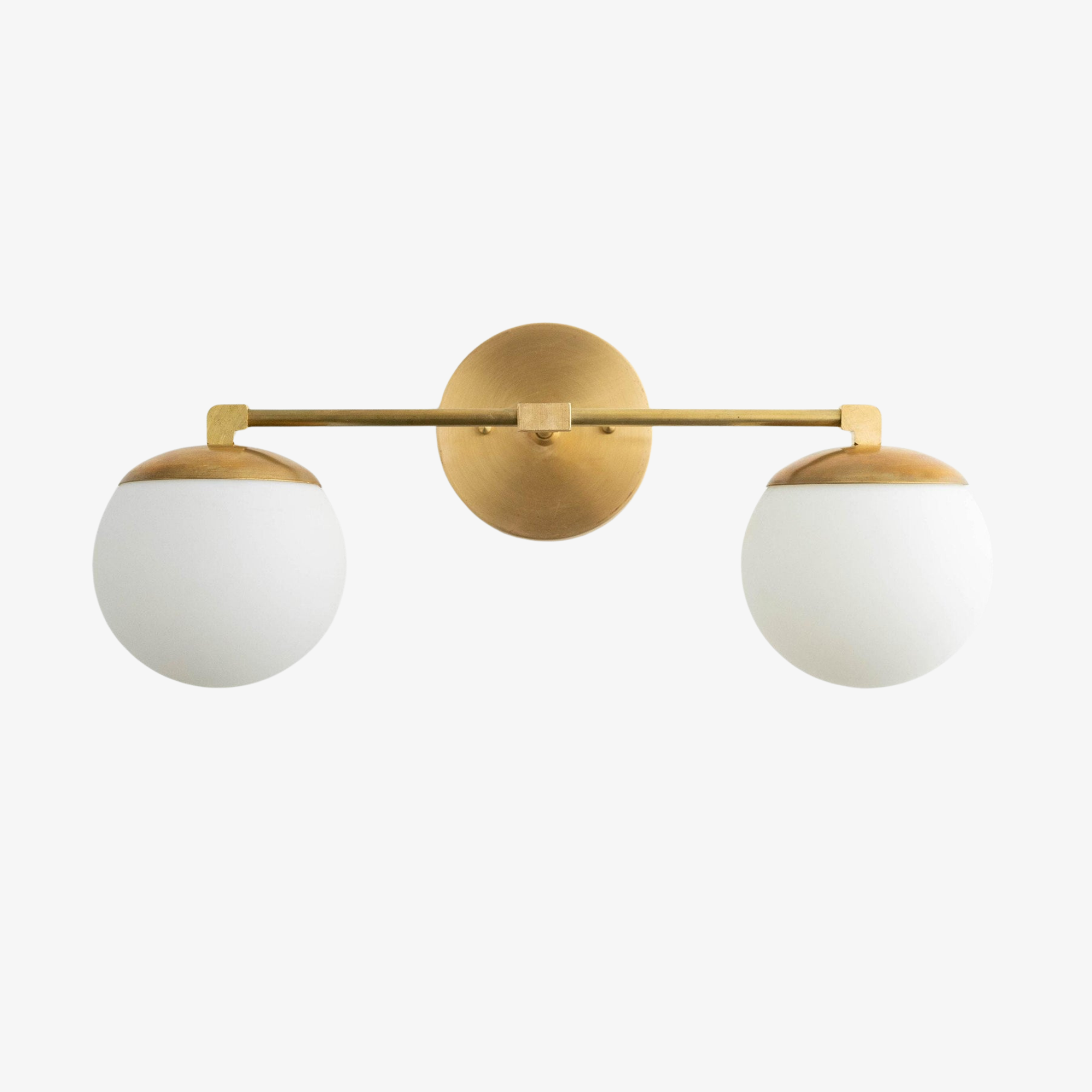 Freyza | Brass Glass Wall Sconce – Living Room Hallway