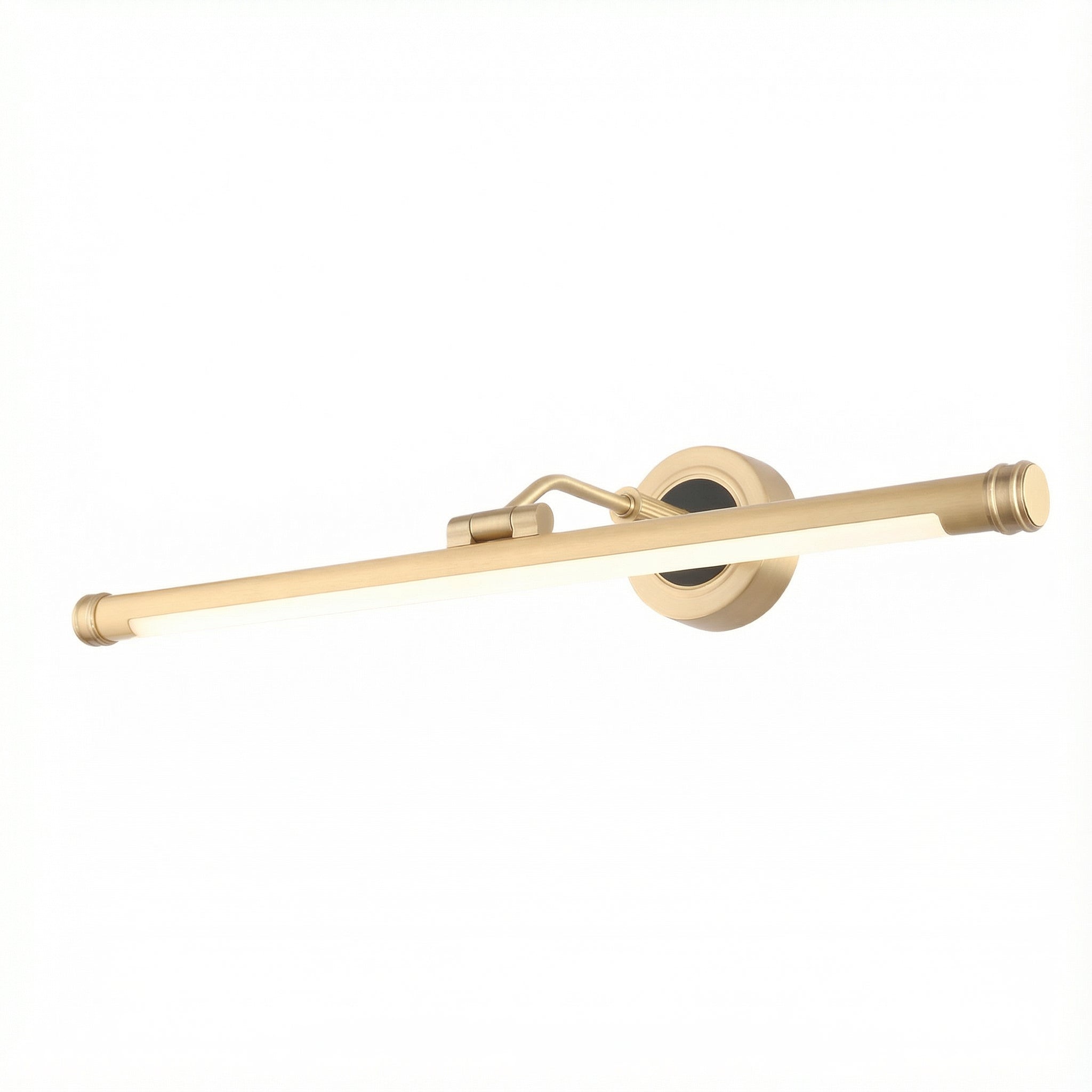 Freyza - LED Bathroom Vanity Light Minimalist Linear Wall Sconce Gold & Black 43-75cm 9-15W