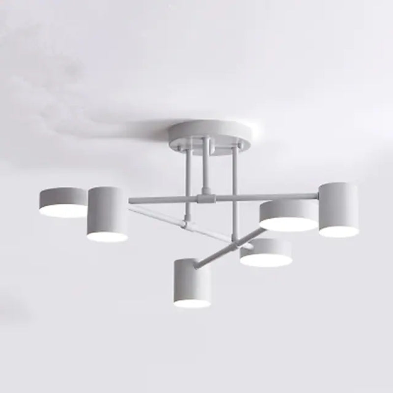 Plafonnier LED Freyza | Quor affleurant à 6 lumières noir et doré – chambre, couloir, cuisine