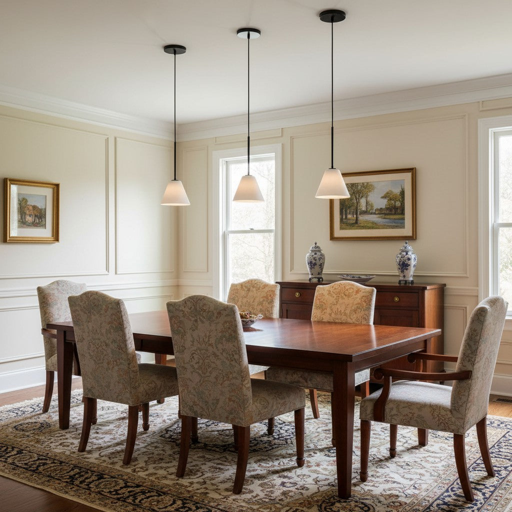 Freyza | Glass Pendant Light – Kitchen Dining Room