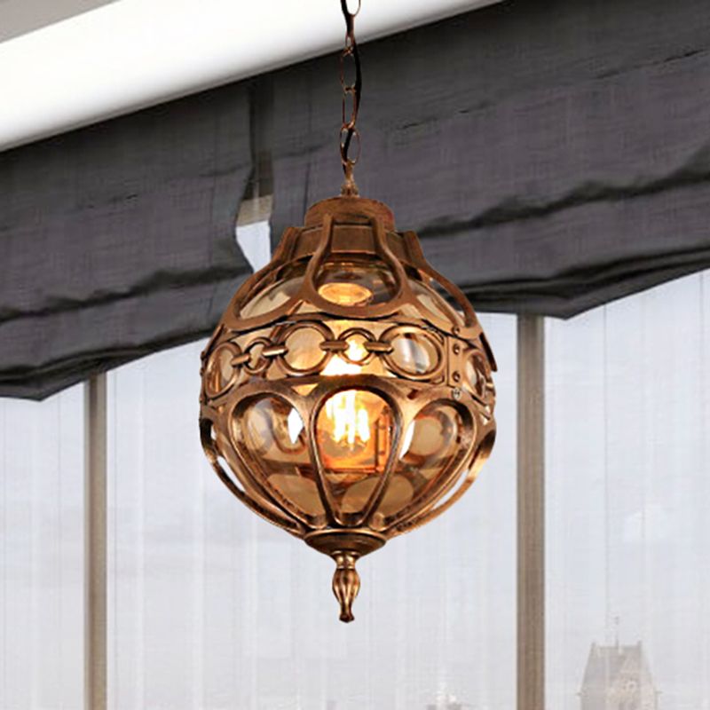 Luminaire suspendu Freyza | bronze noir – cuisine vintage, salle à manger