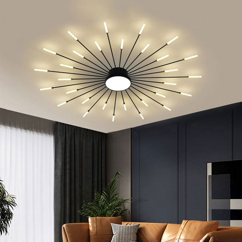Plafonnier affleurant moderne Freyza | Wesley pour chambre, couloir et cuisine modernes