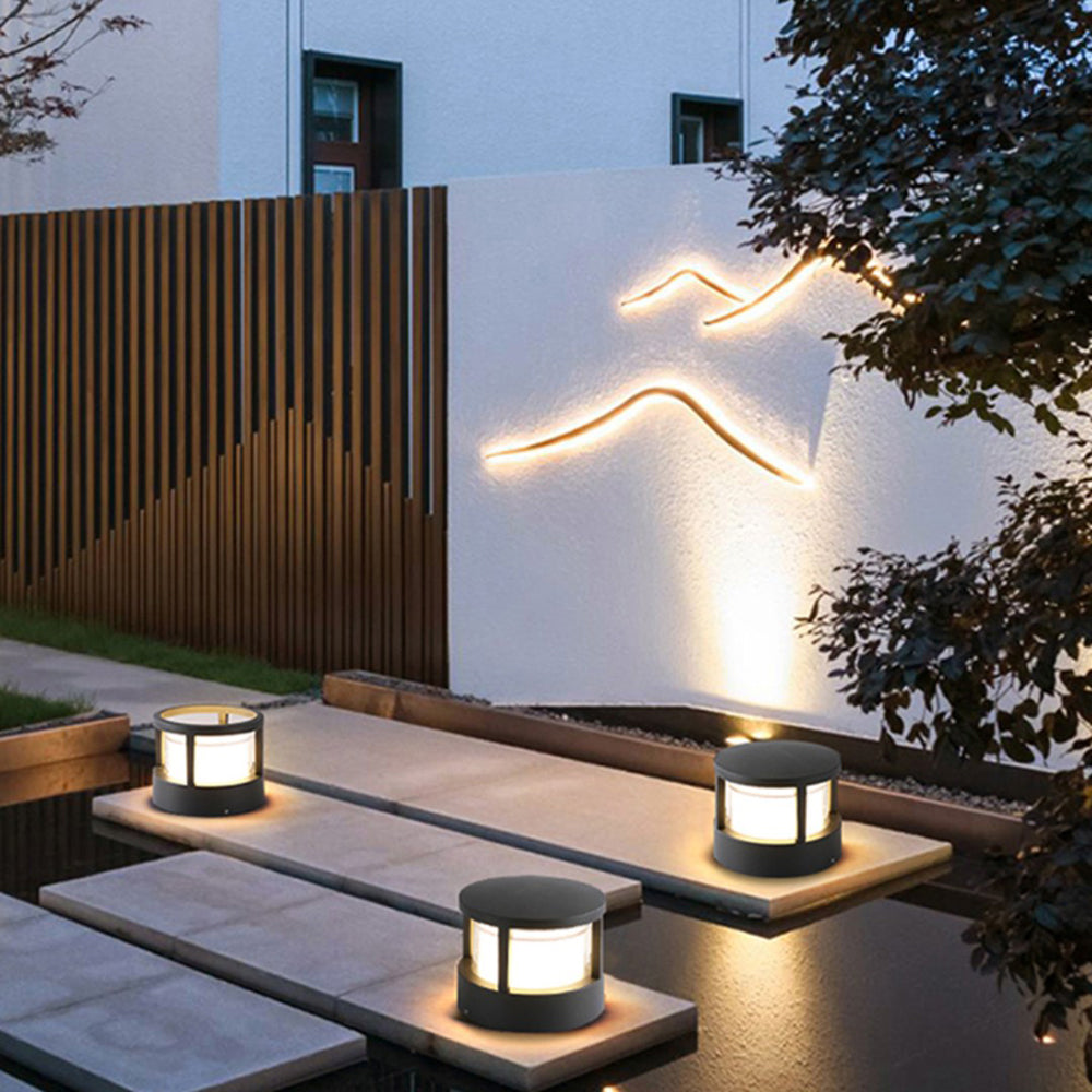 Freyza | Zyra Modern Metal Black Outdoor Light – Modern Garden Exterior Patio