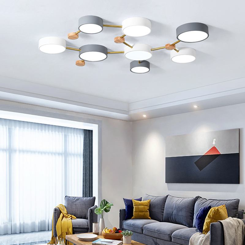 Freyza | Plafonnier blanc à montage encastré – Moderne pour chambre, couloir et cuisine