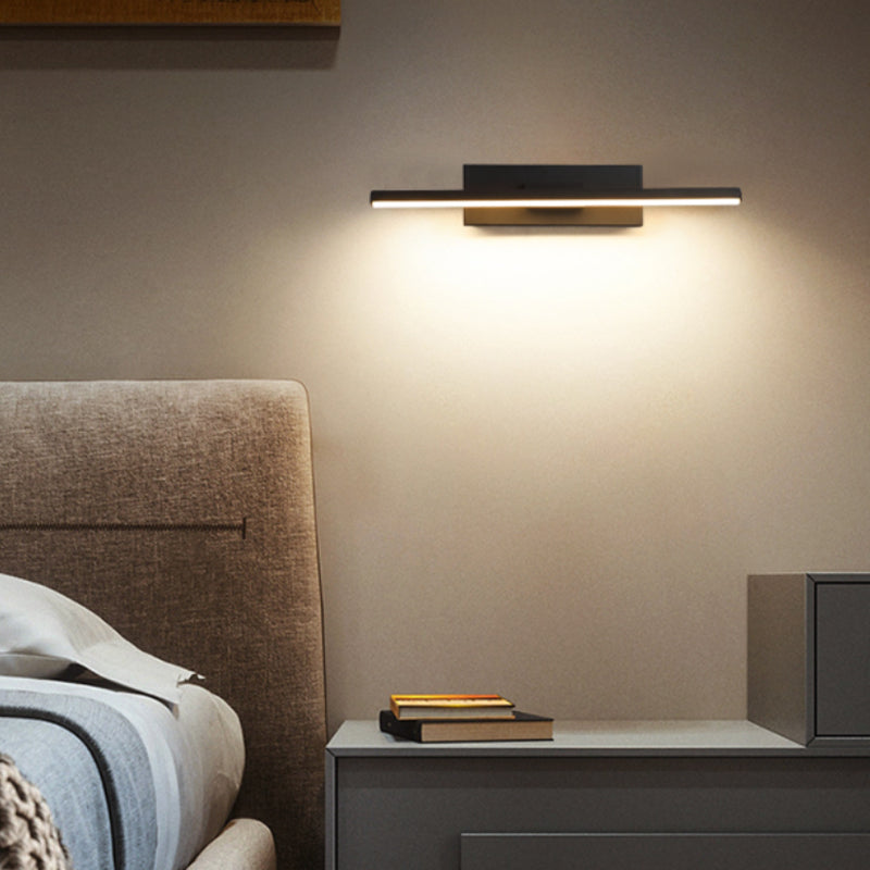 Freyza | Applique murale intérieure orientable Struve noire et blanche – chambre, salon