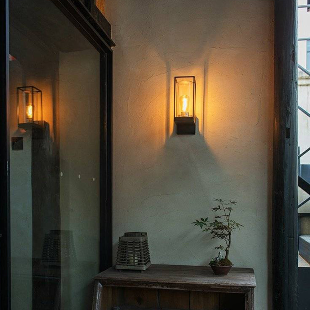Freyza | Applique murale extérieure noire – Éclairage moderne pour jardin, porche et extérieur