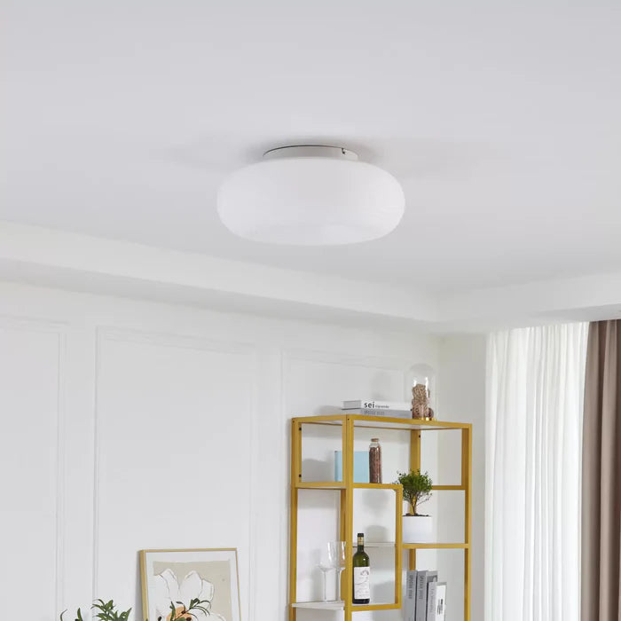 Freyza | Plafonnier blanc à montage encastré – Moderne pour chambre, couloir et cuisine