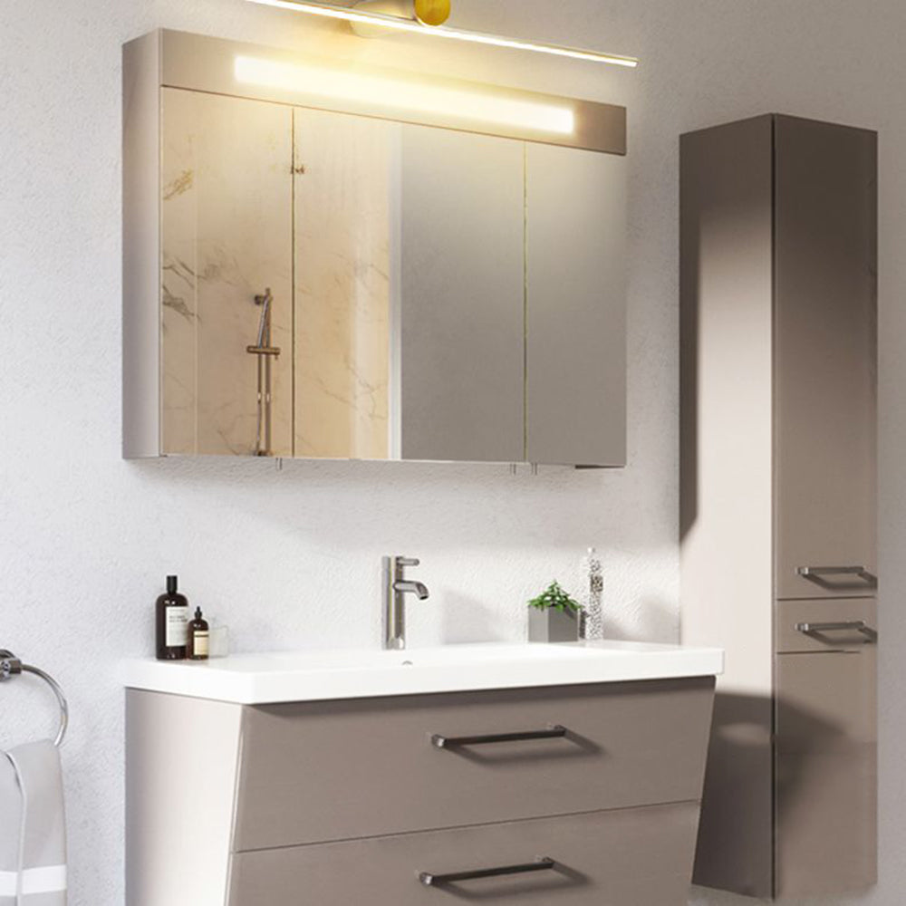 Freyza | Applique murale noire et blanche pour salle de bains – Miroir de salle de bains moderne