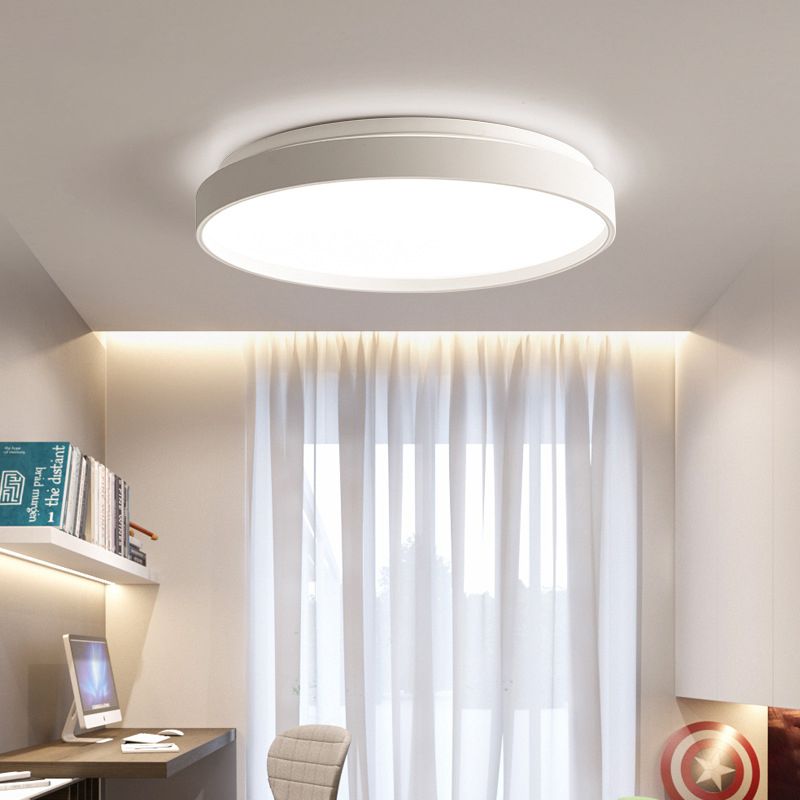 Freyza | Plafonnier affleurant doré et blanc – Minimaliste pour chambre, couloir et cuisine