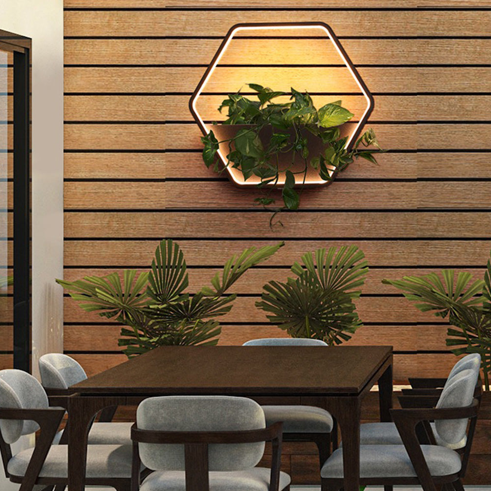 Freyza | Applique murale extérieure noire – Éclairage minimaliste pour jardin, porche et extérieur
