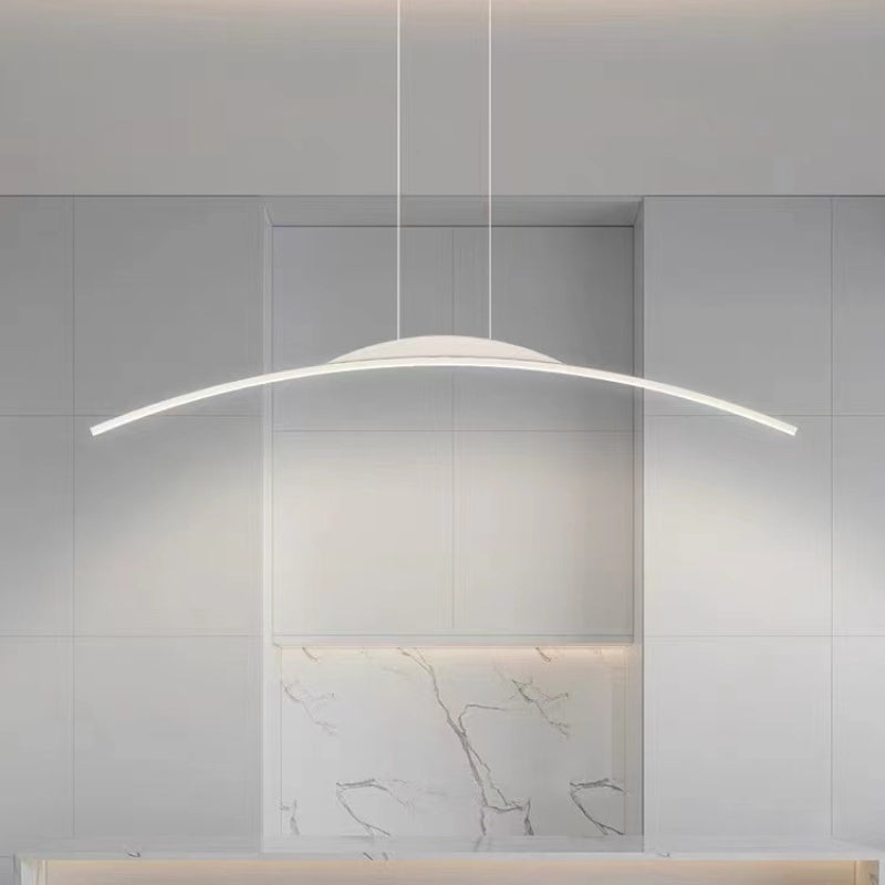 Freyza | Floa Minimalist Linear Pendant Light – Minimalist Kitchen Dining Room