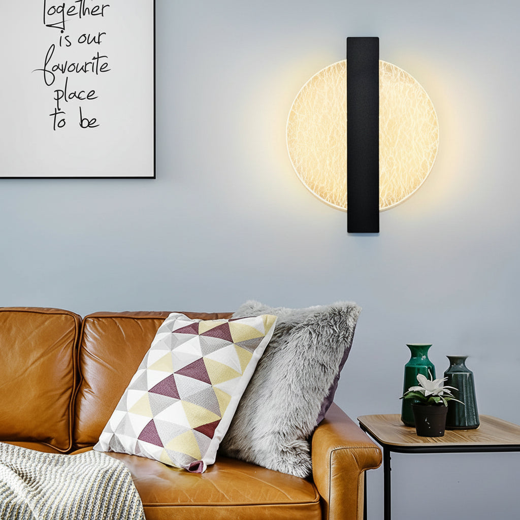 Freyza - LED Wall Sconce Light – Modern Nordic Geometric Acrylic Bedside (25x20cm / 9.8x7.9in)