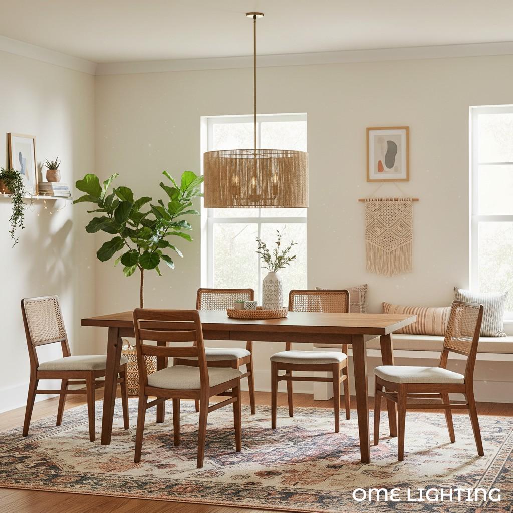 Freyza | Rowan Drum Brass Pendant Light