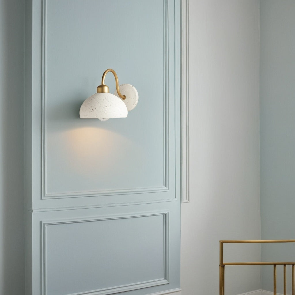 Freyza | Brass Ceramic Wall Light – Bedroom Hallway