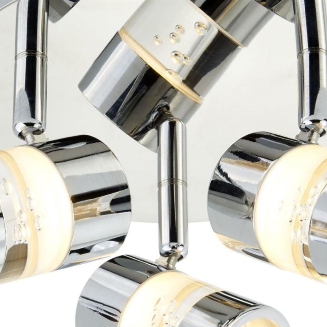 AquaGlow | Modern Stylish LED Bathroom Ceiling Light Fixture 4