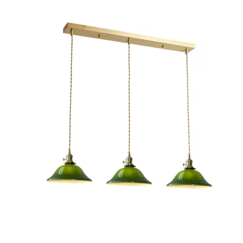 Freyza | Suspension en verre cuivré – Cuisine vintage, salle à manger