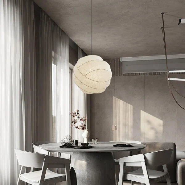 Freyza - Wabi-Sabi Fiber Cocoon Pendant Lamp M400