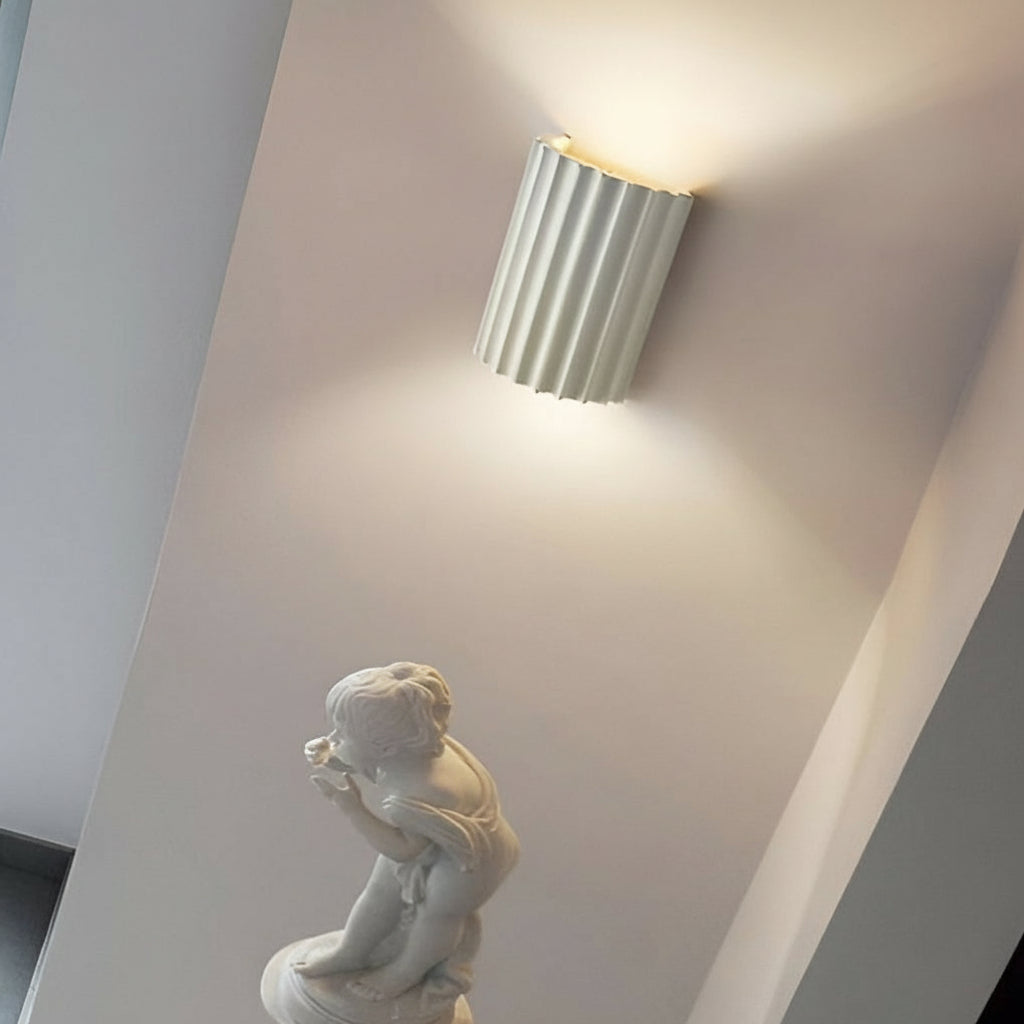 Freyza - Textured Resin G9 LED Wall Sconce Nordic Modern Up Down Light