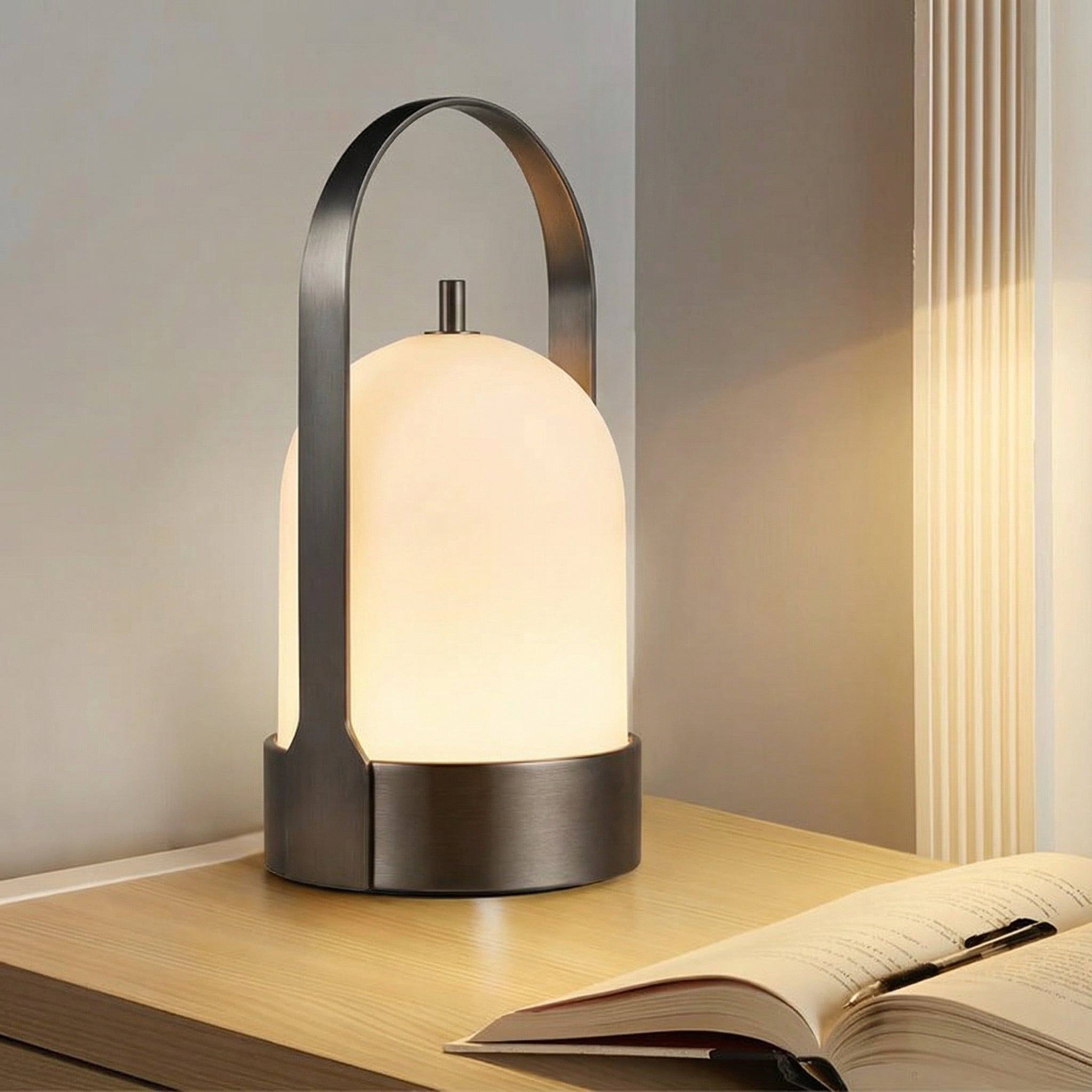 Freyza - LED Lantern Table Lamp Cordless USB Rechargeable Dimmable 22cm / 8.6in