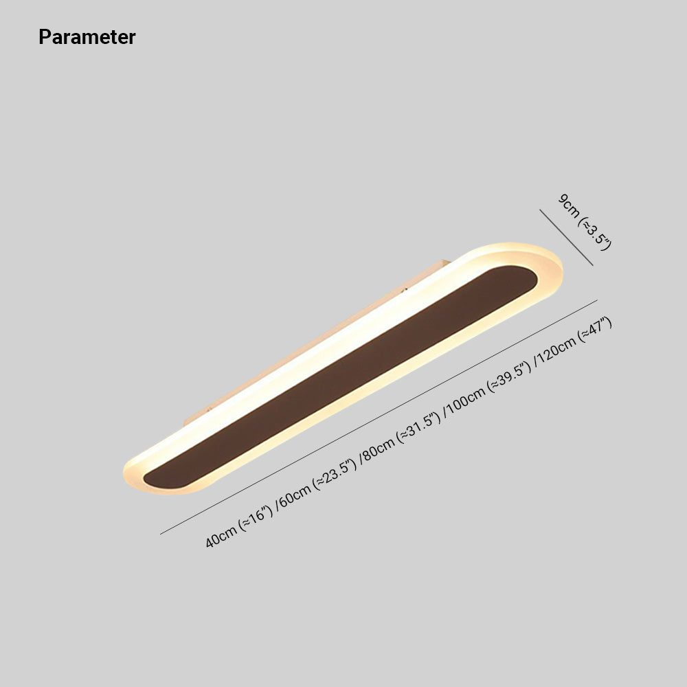Freyza | Plafonnier blanc à montage affleurant – Minimaliste pour chambre, couloir et cuisine