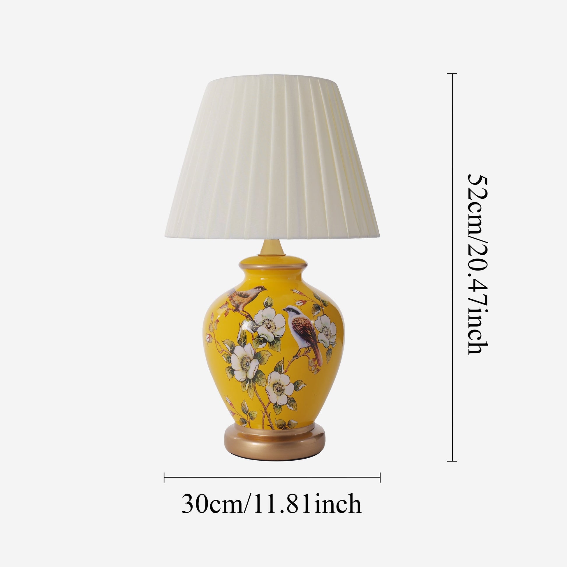 Ceramic Elegance | Timeless Hand-Painted Chinoiserie Table Lamp Collection 46