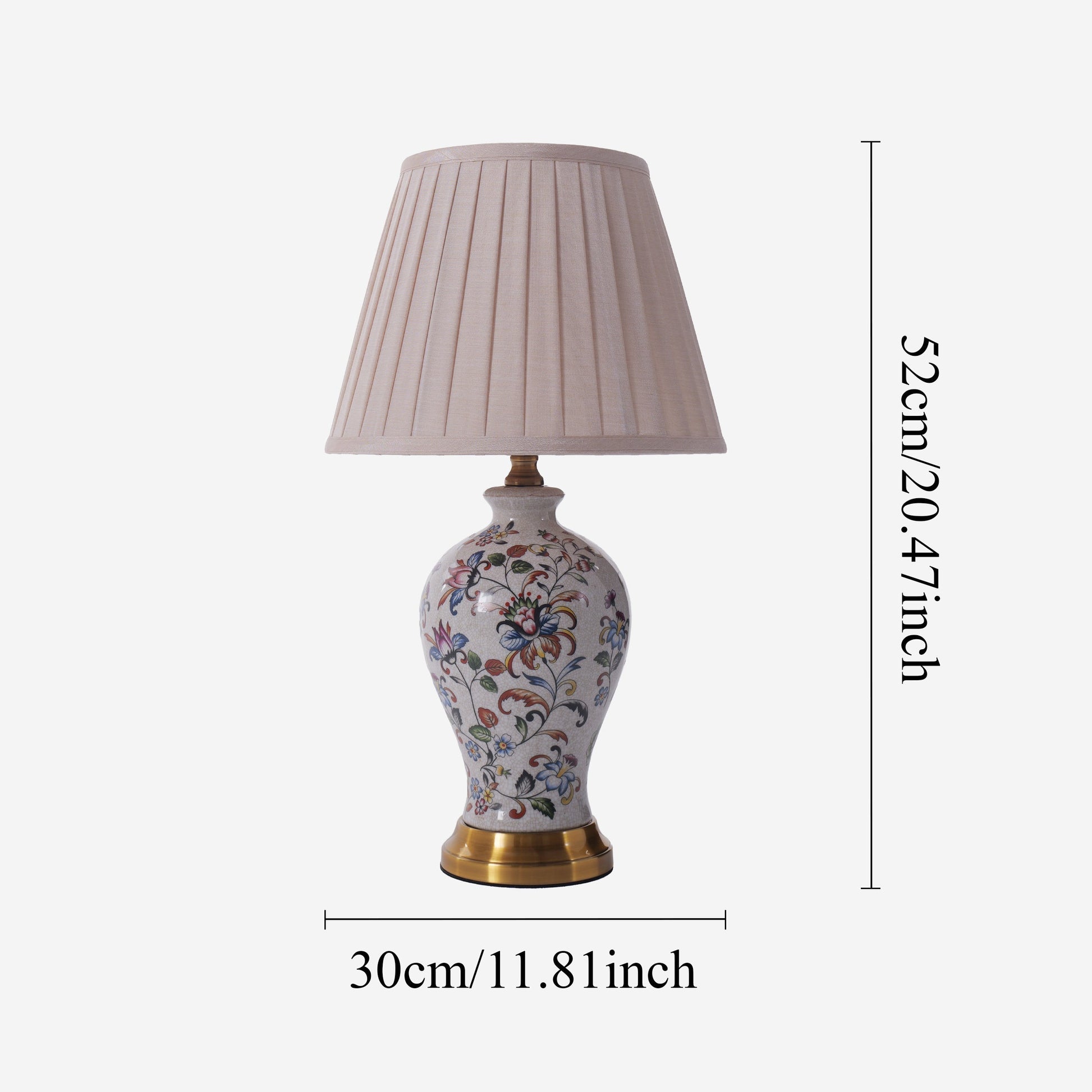 Porcelain Elegance | Timeless Hand-Painted Chinoiserie Table Lamp 6