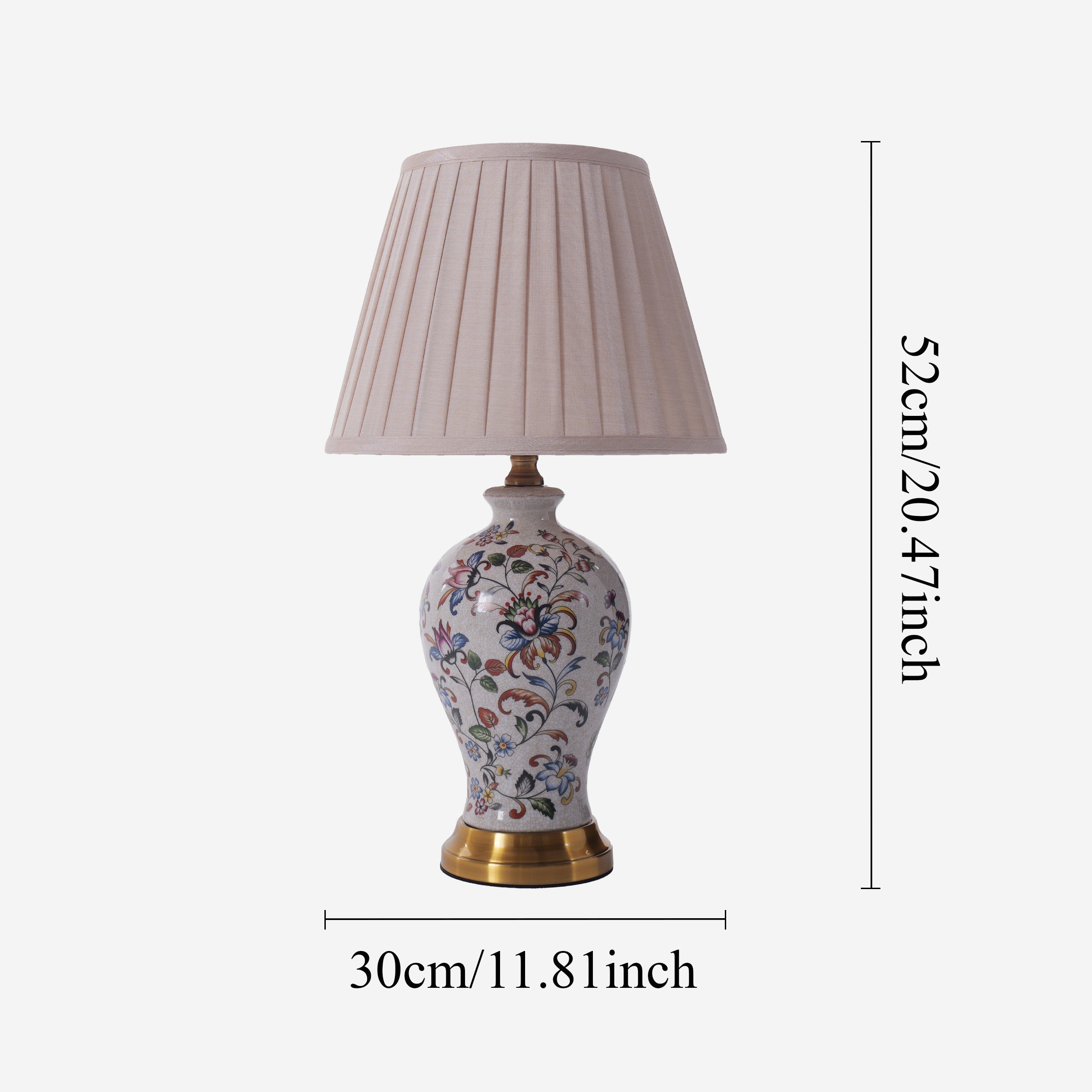 Porcelain Elegance | Timeless Hand-Painted Chinoiserie Table Lamp 6