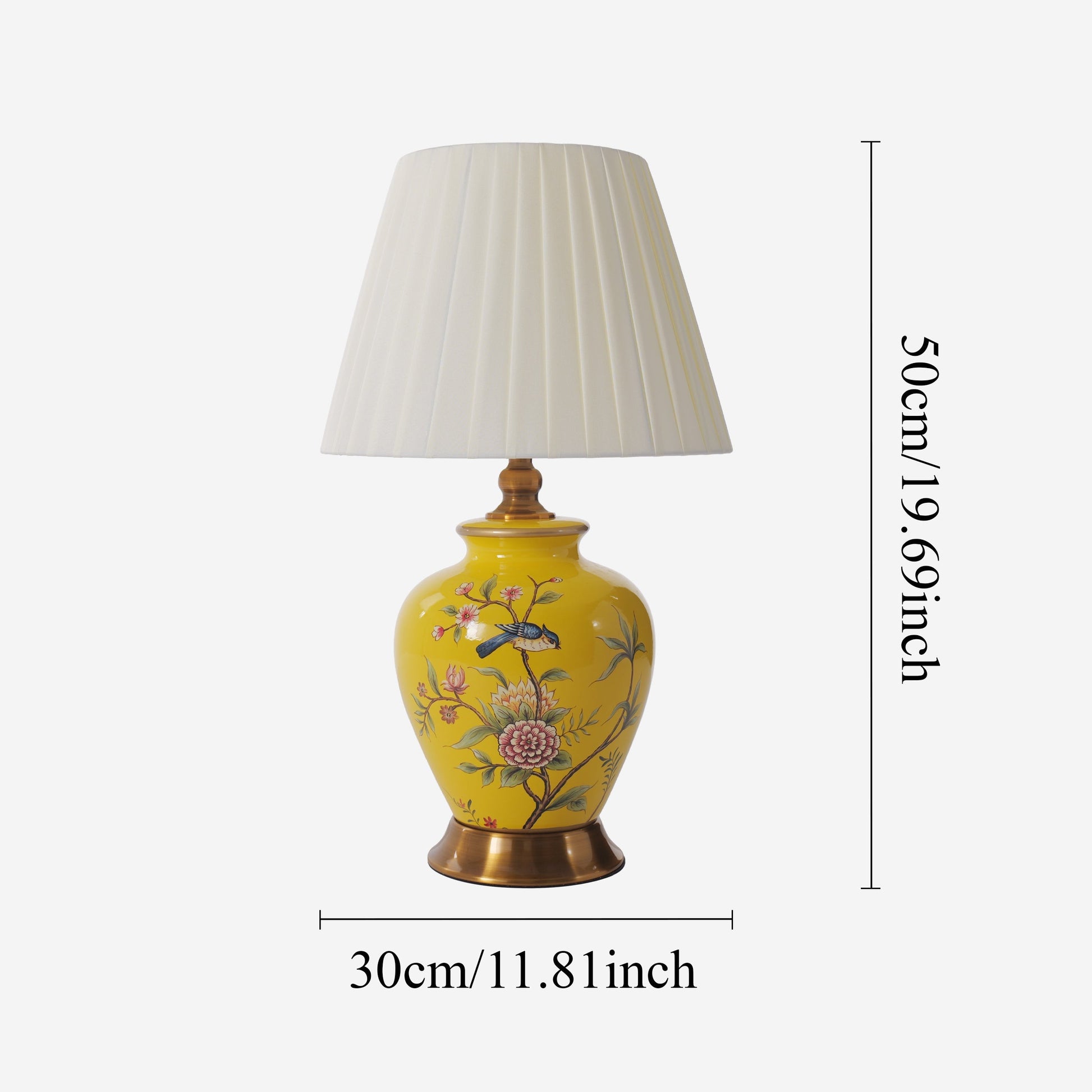 Ceramic Elegance | Timeless Hand-Painted Chinoiserie Table Lamp Collection 36