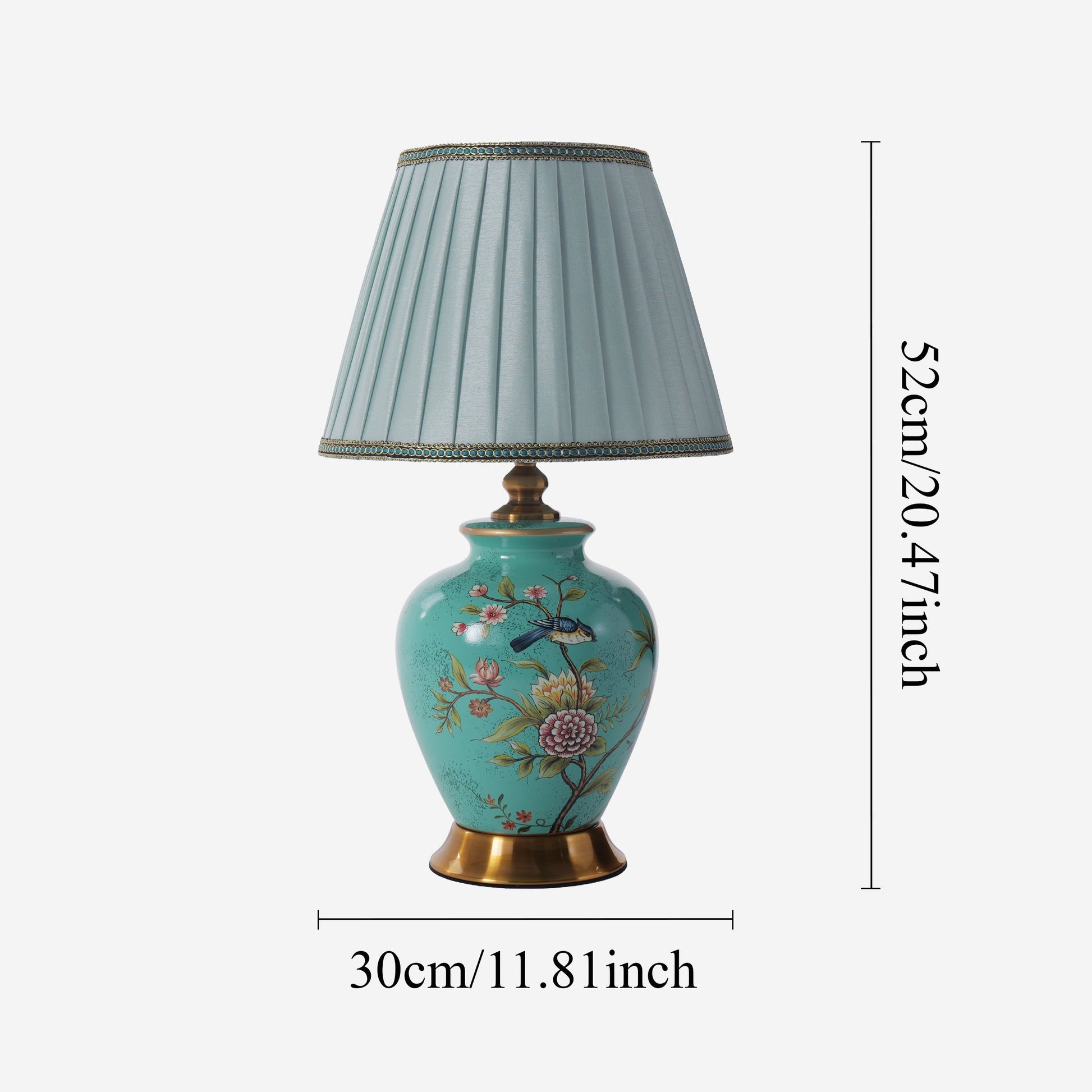 Ceramic Elegance | Timeless Hand-Painted Chinoiserie Table Lamp Collection 6