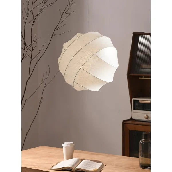 Freyza - Wabi-Sabi Fiber Cocoon Pendant Lamp M400