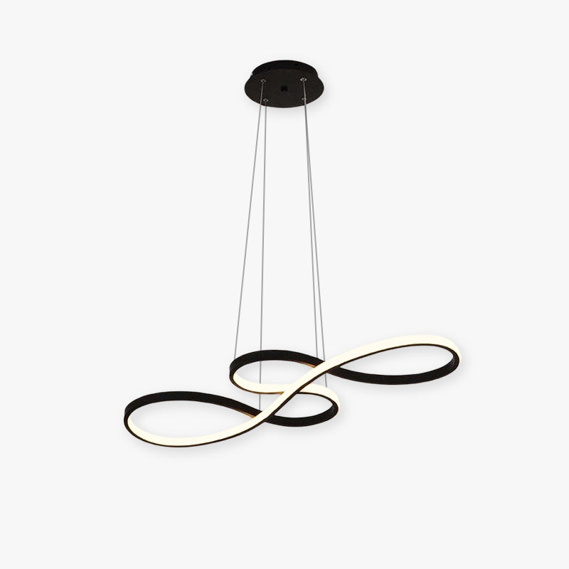 Freyza | Suspension musicale en forme de note noire et dorée Durell – cuisine, salle à manger